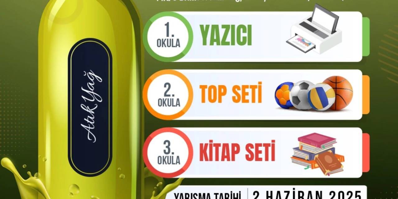 Atakum’da Liseler Arası Bitkisel Atık Yağ Toplama Yarışması