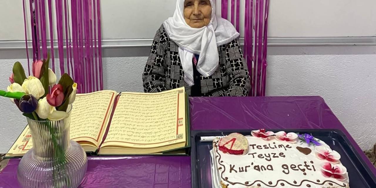Amasyalı Teslime Nine 4 Ayda Kur’an-ı Kerim Okumayı Öğrendi