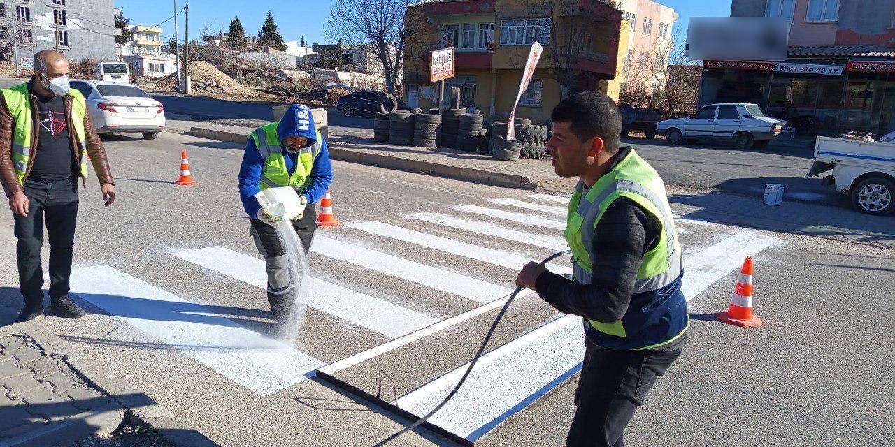 Adıyaman’da Yaya Geçitleri Yenileniyor