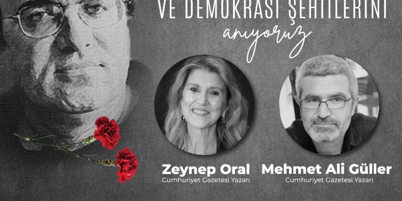 Gazeteci Ve Yazar Mumcu, Marmaris’te Anılacak