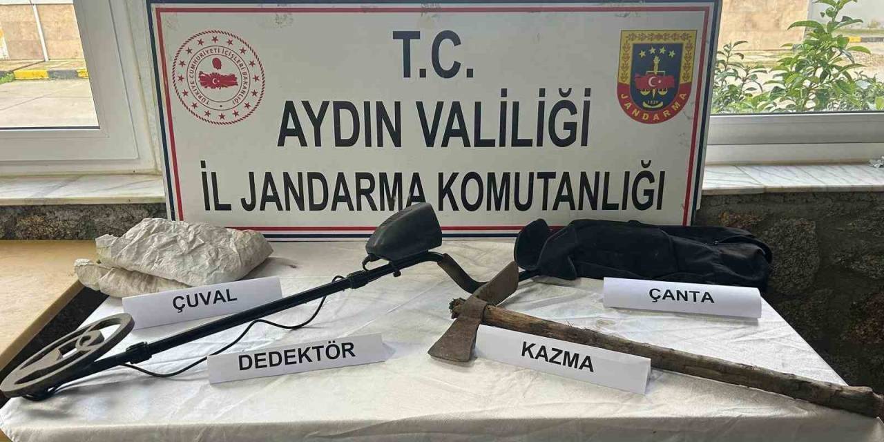 İzinsiz Kazı Yapan 2 Şüpheli Suçüstü Yakalandı