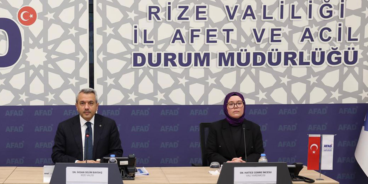 Rize İl Koordinasyon Kurulu 2025 Yılı İlk Toplantısını Gerçekleştirdi