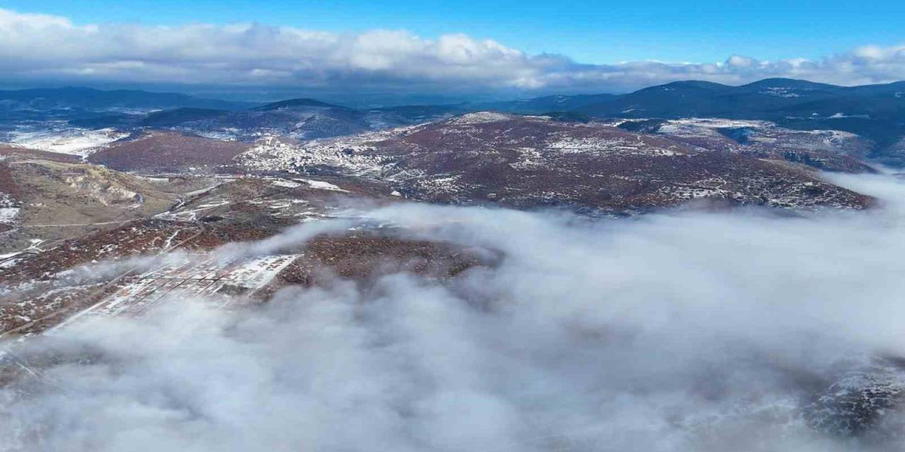 Ankara’da Yeşil İle Beyazın Buluşması Havadan Görüntülendi