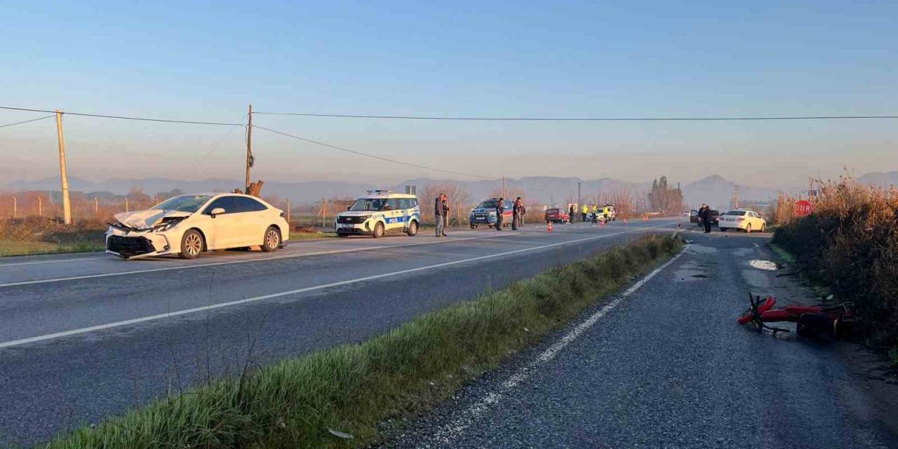 İncirliova’da Otomobil Motosiklete Çarptı: 1 Ölü