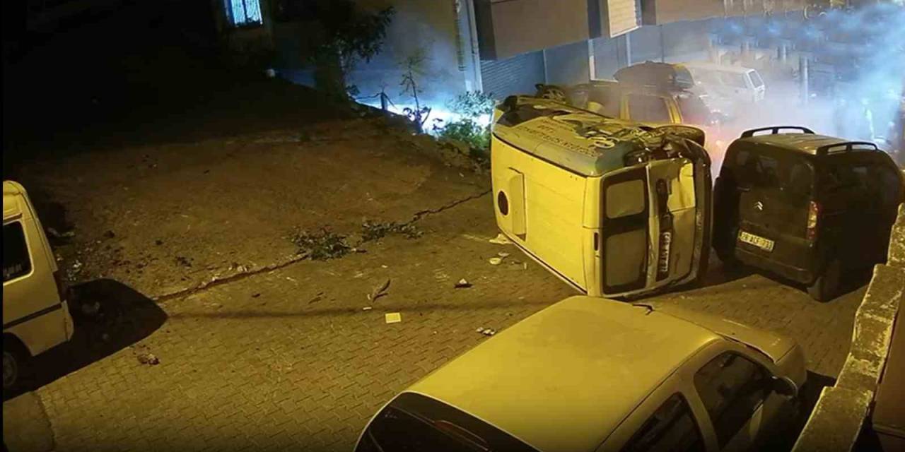 Kaza Anı Güvenlik Kameralarına Yansıdı