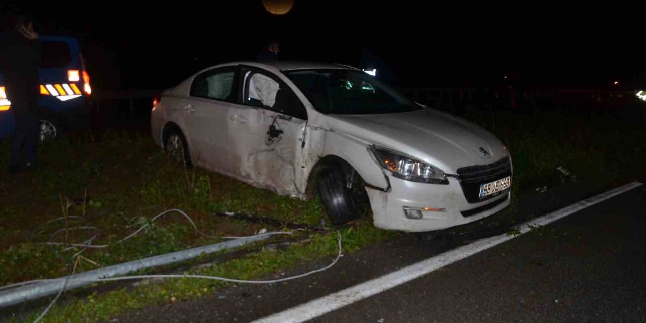 Bafra’da Kaza: 3 Yaralı