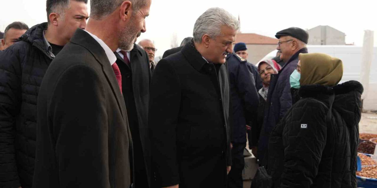 Kırıkkale Valisi Makas, Çerikli Beldesinde Esnaf Ve Vatandaşlarla Buluştu