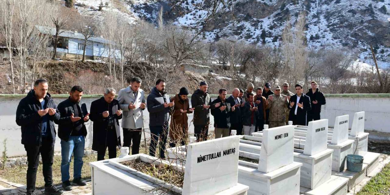 Çığ Şehitleri Mezarları Başında Anıldı