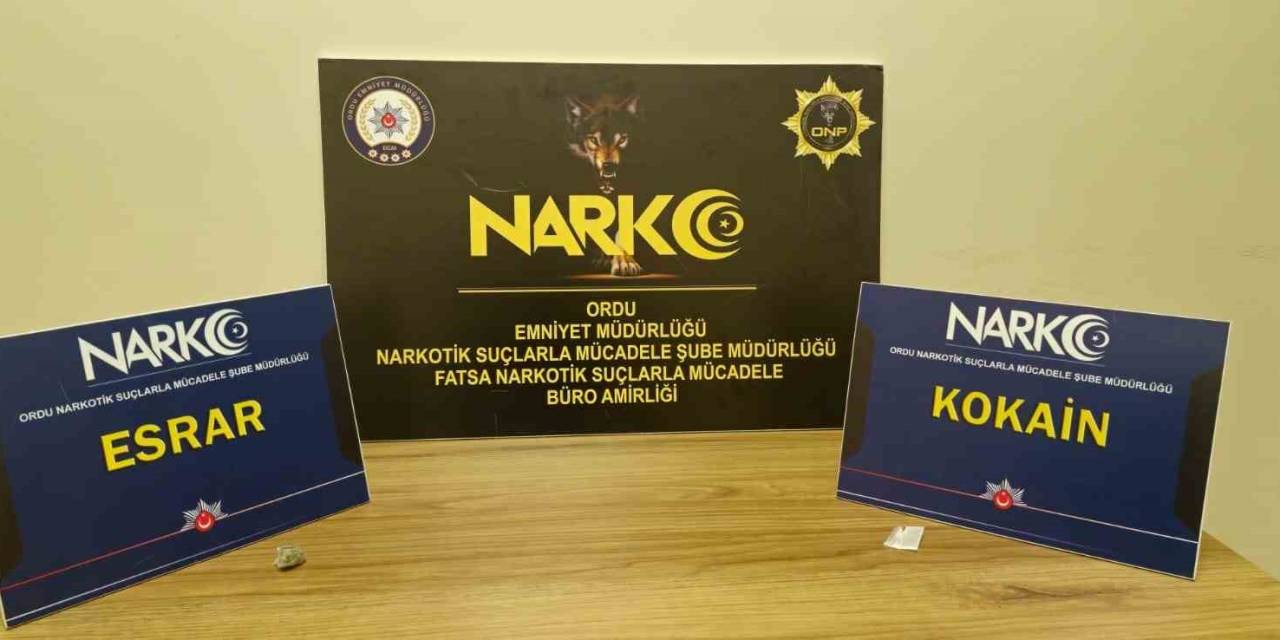 Ordu’da Uyuşturucu Operasyonlarında 4 Tutuklama