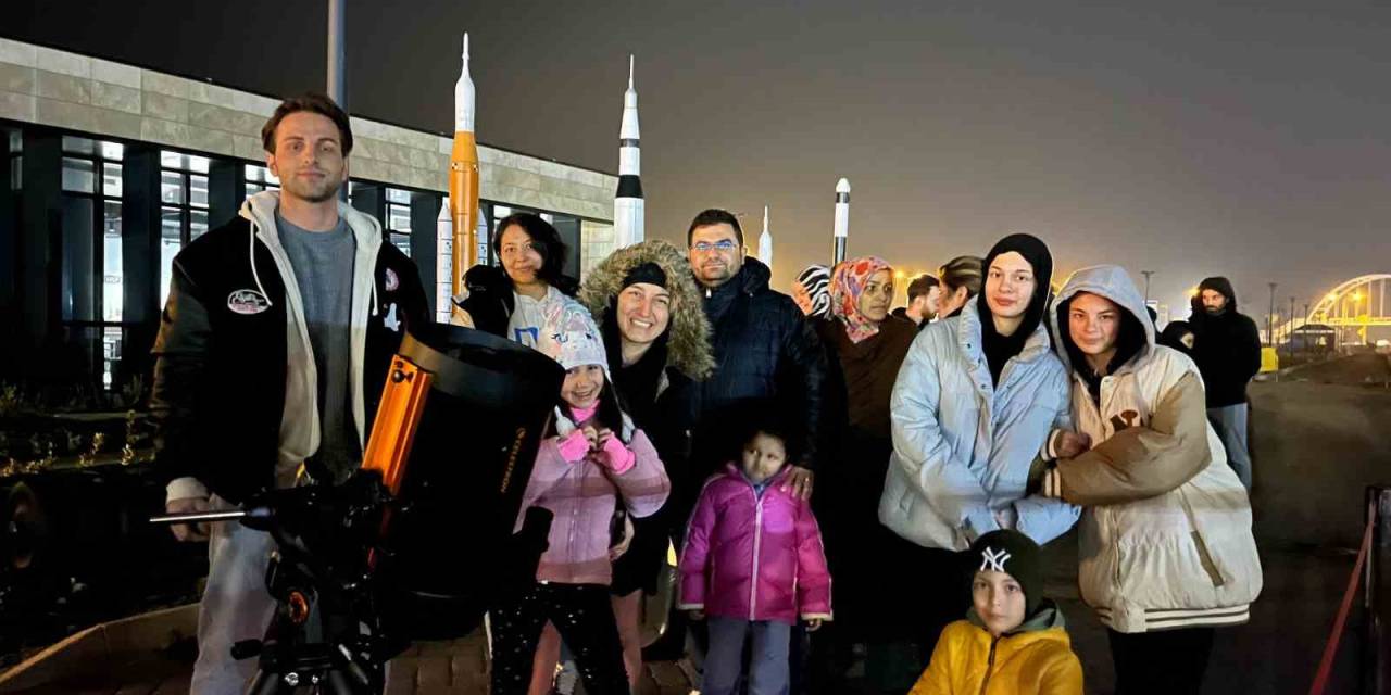 Bilim Merkezi’nde Gökyüzünü Gözlemlediler