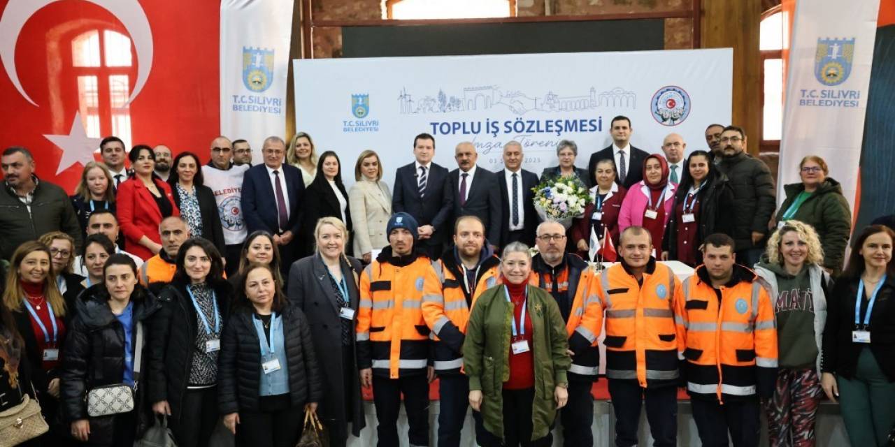 Silivri Belediyesi Toplu İş Sözleşmesi İmza Töreni Gerçekleştirdi