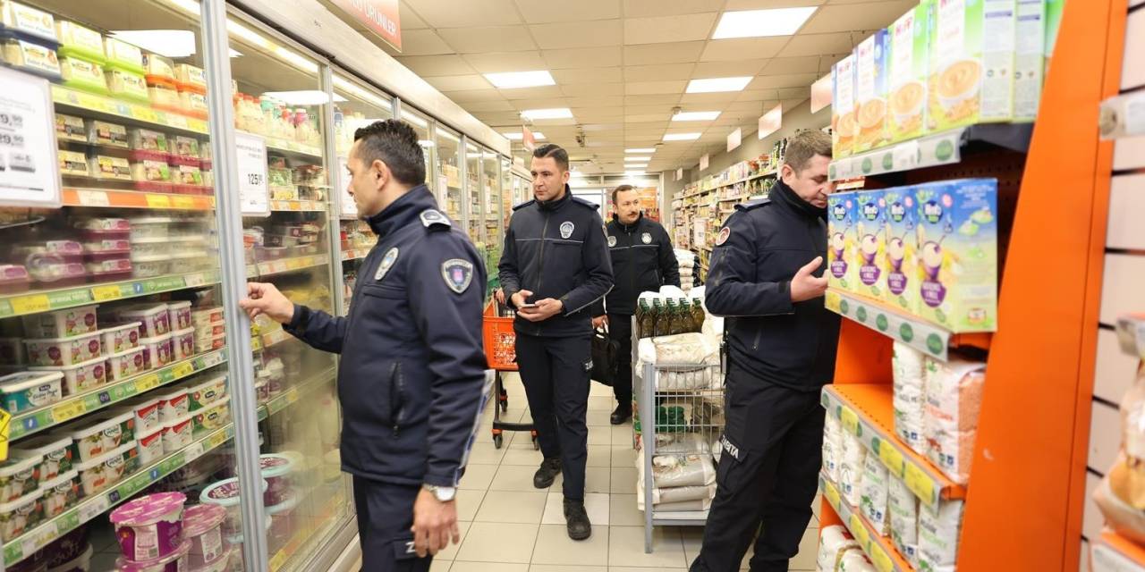 Şehzadeler Belediyesi Zabıtası Marketleri Mercek Altına Aldı