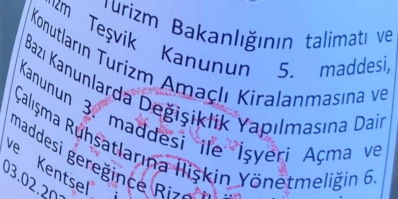 Fırtına Vadisindeki Ruhsatsız Turistik Tesis Ve Oteller Tek Tek Mühürleniyor