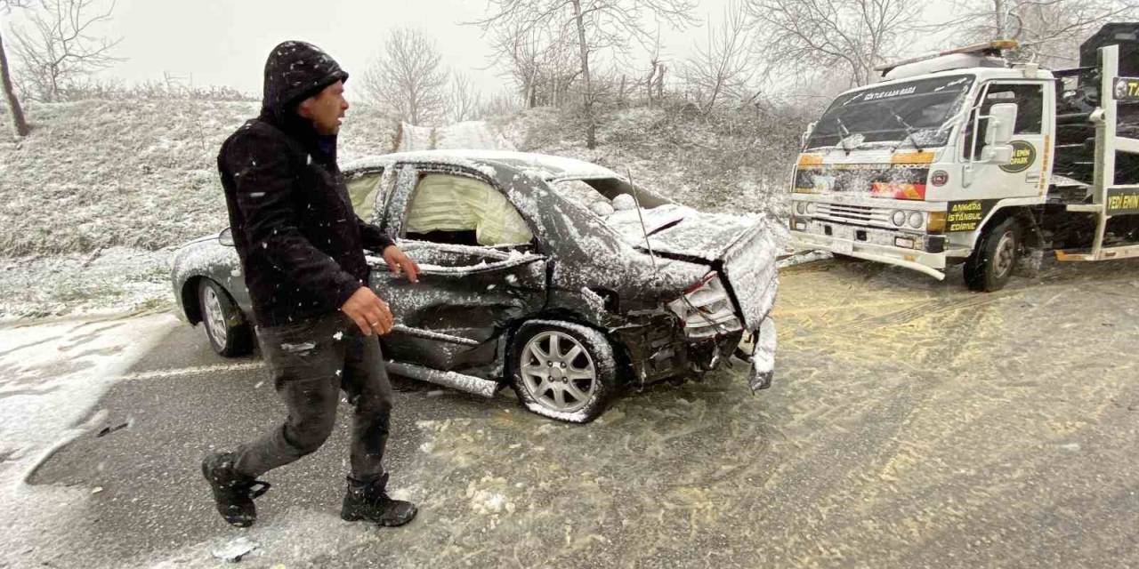 Kar Yağışı Kazayı Beraberinde Getirdi: 7 Yaralı