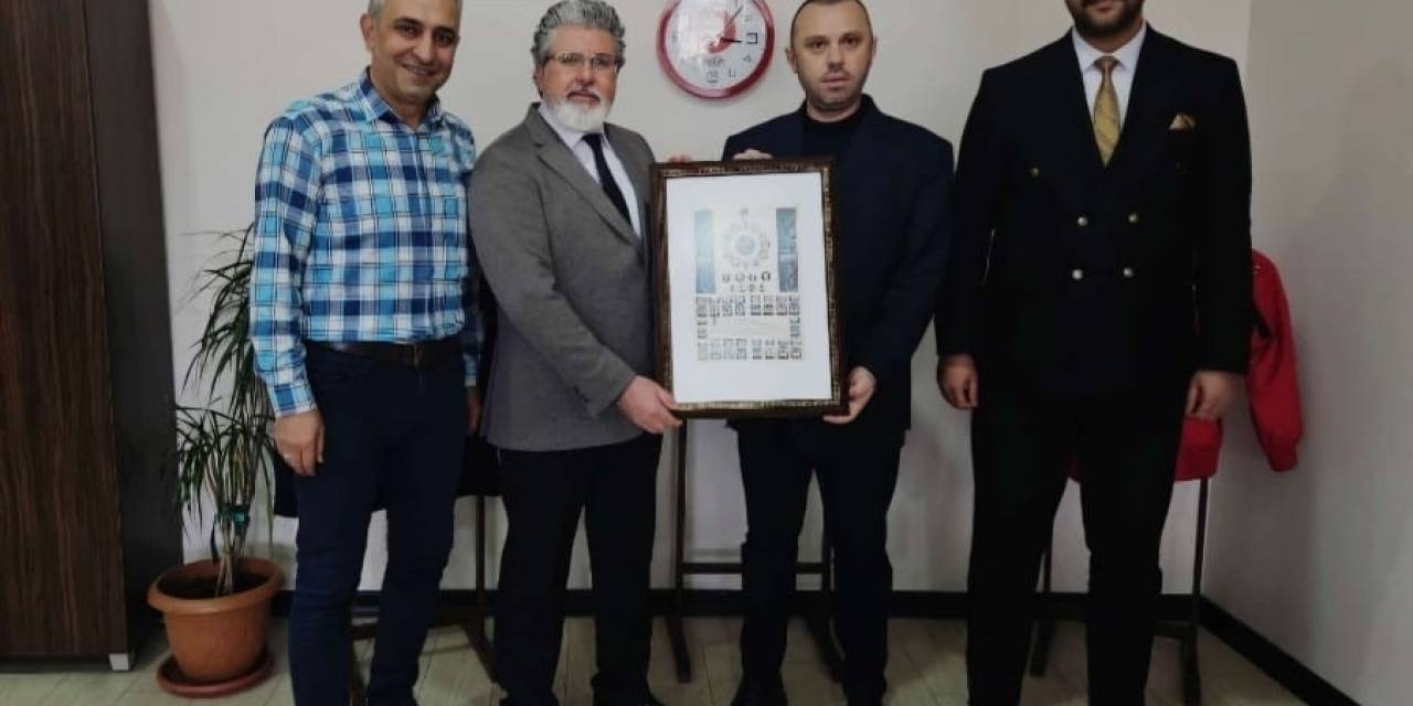 Bakan Danışmanı Olan Rektör Yardımcısı İyem’e Eski Mesai Arkadaşlarından ‘Hayırlı Olsun’ Ziyareti