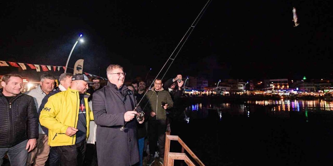 Mordoğan’da Balık Avı Heyecanı