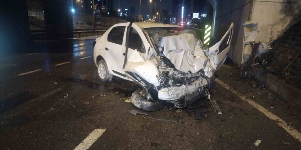 Maltepe’de Trafik Kazası: 1 Ağır Yaralı