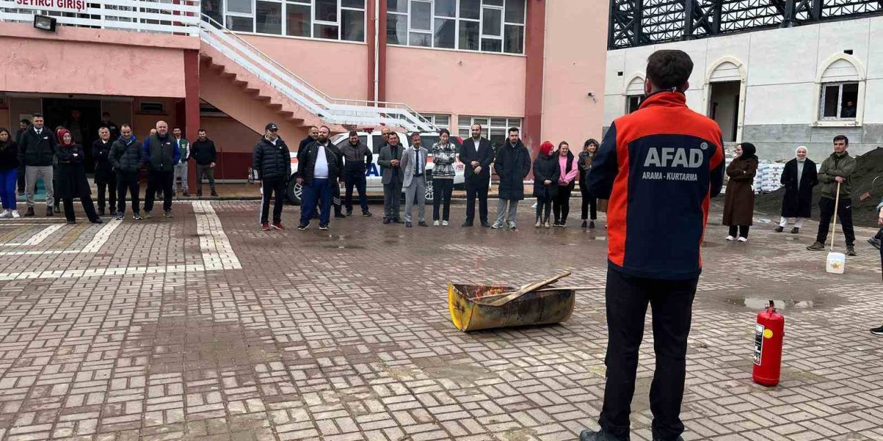 Afad’dan Yangın Eğitimi