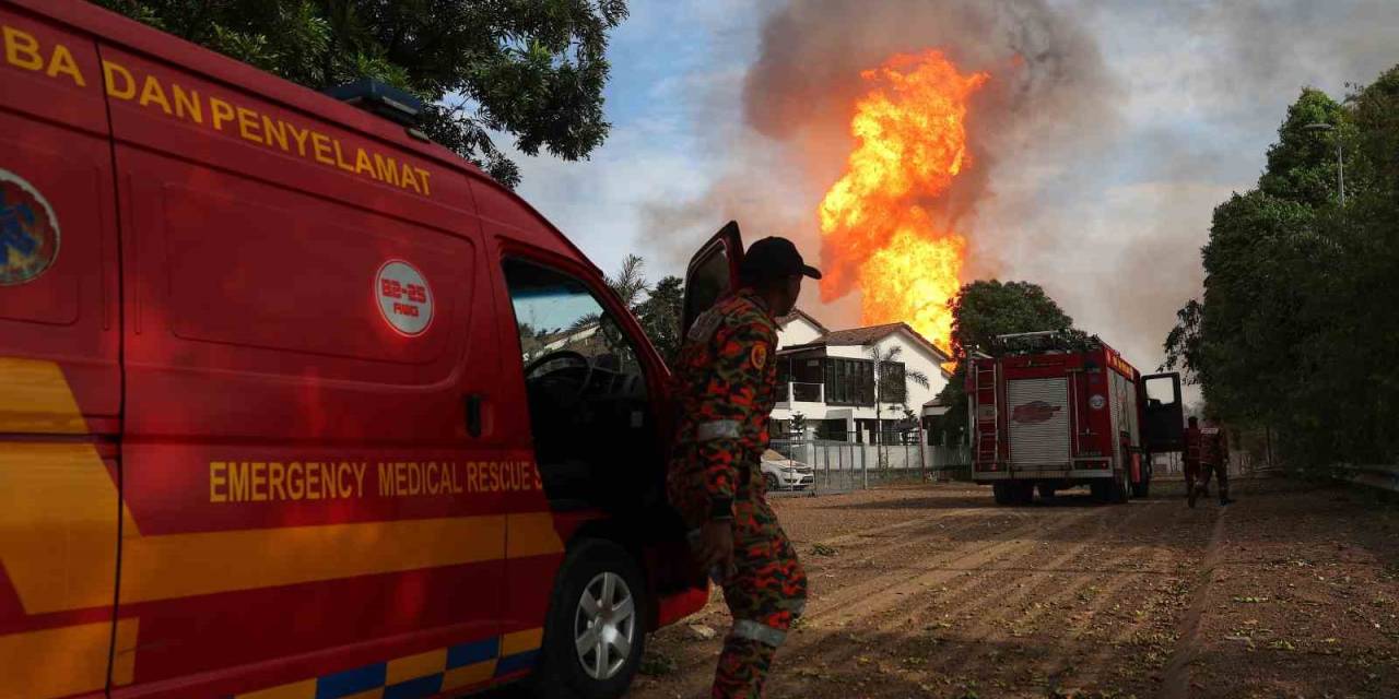 Malezya’da Doğal Gaz Boru Hattı Patladı: 112 Yaralı