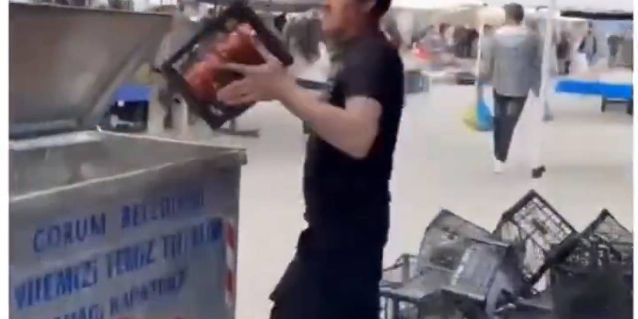 Çorum’da Tepki İçin Çöpe Dökülen Domates Satıcısına Ceza