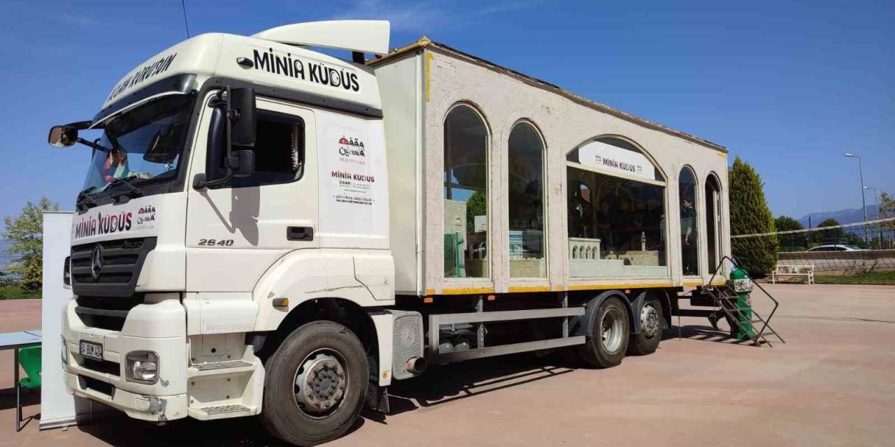 Minia Kudüs Tırı Gazze Direnişine Destek İçin Denizli’ye Geldi