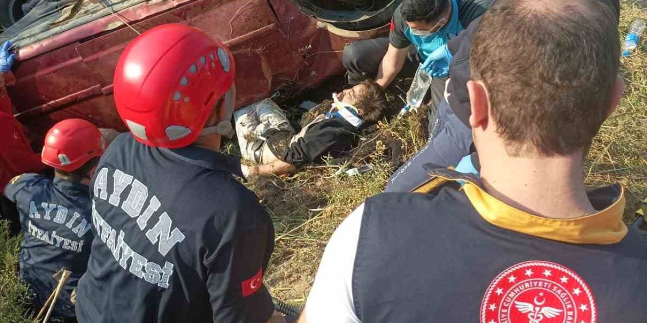 Takla Atıp Su Tahliye Kanalına Uçtu