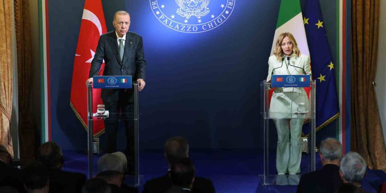 Cumhurbaşkanı Erdoğan: "İtalya İle Savunma Sanayi Alanında İş Birliğimizi Güçlendirmeye Devam Edeceğiz"