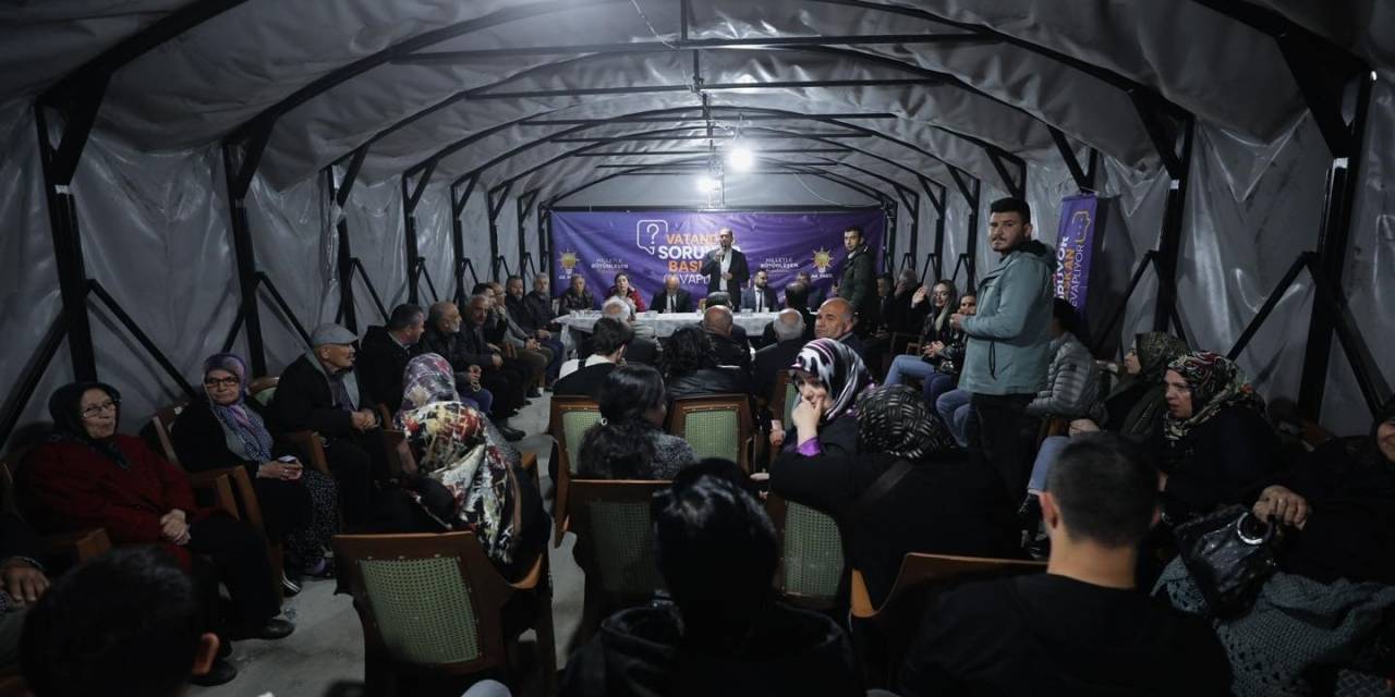Başkan Özdemir Vatandaşlarla Buluştu