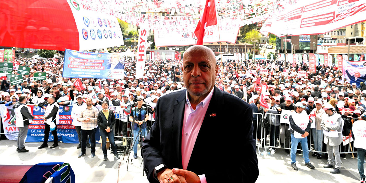 HAK-İŞ, 1 Mayıs Emek ve Dayanışma Günü'nü Rize'de kutladı