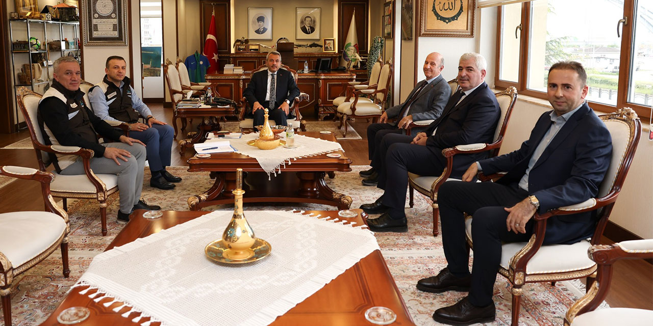 Türkiye'nin En Büyük 4. Lojistik Limanı Olacak İyidere Lojistik Limanı İnşaatında Son Durum Değerlendirildi