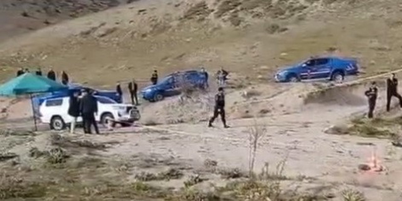 Nevşehir'de battaniyeye sarılıp toprağa gömülmüş erkek cesedi bulundu