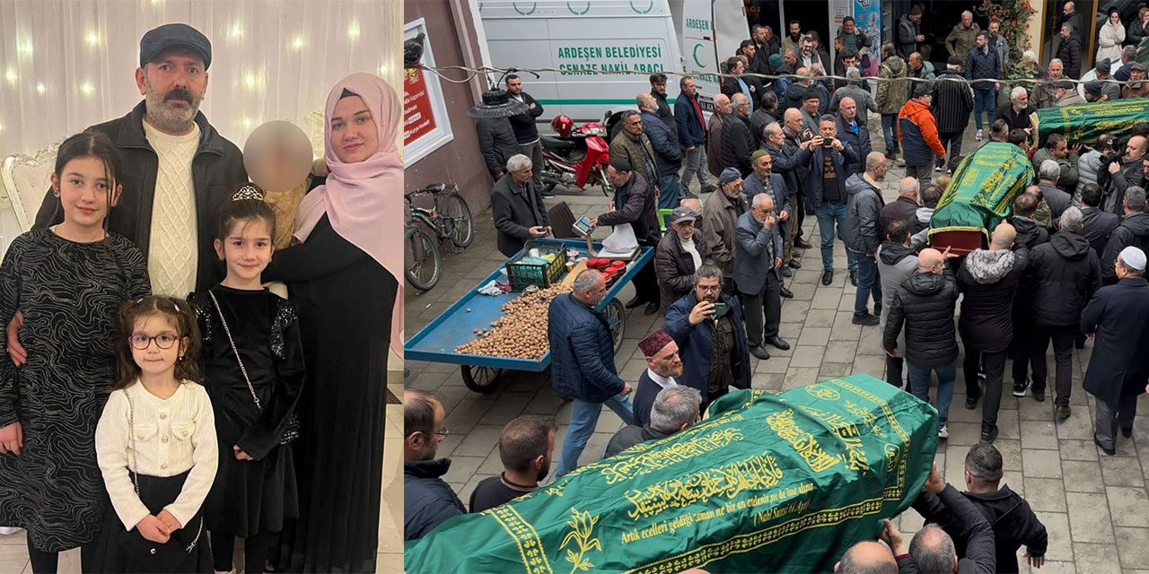 Fransa’daki yangında hayatını kaybeden 3 kardeş son yolculuğuna uğurlandı