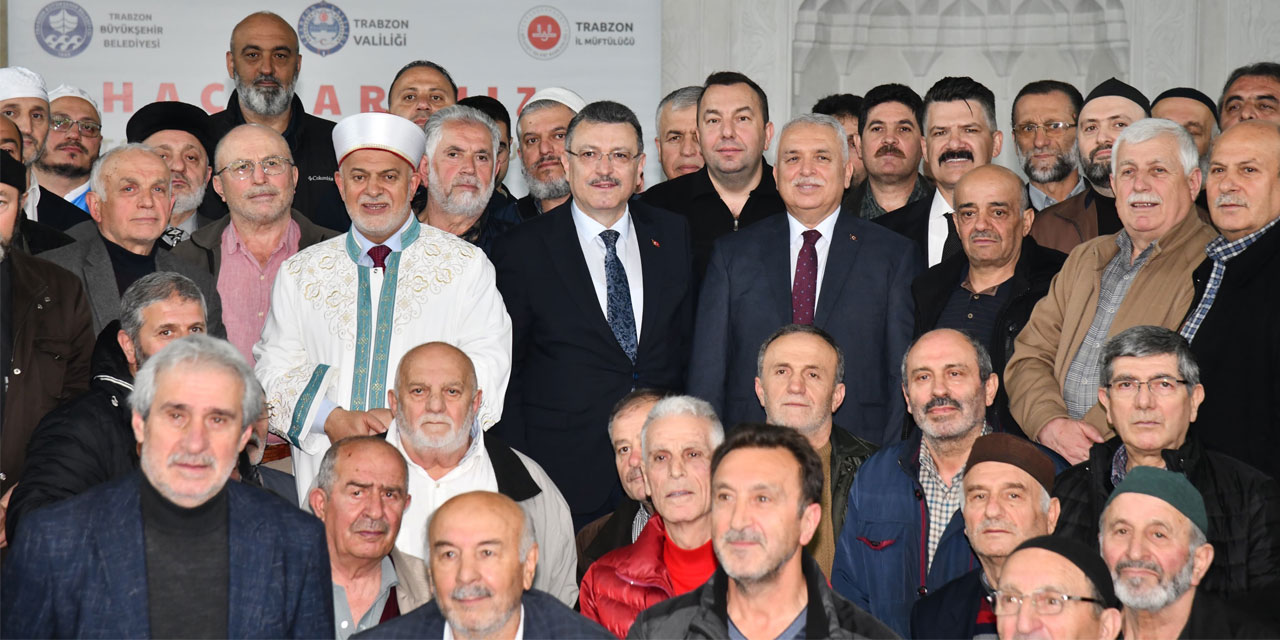 Trabzon’da Hacı Adayları Dualarla Uğurlandı
