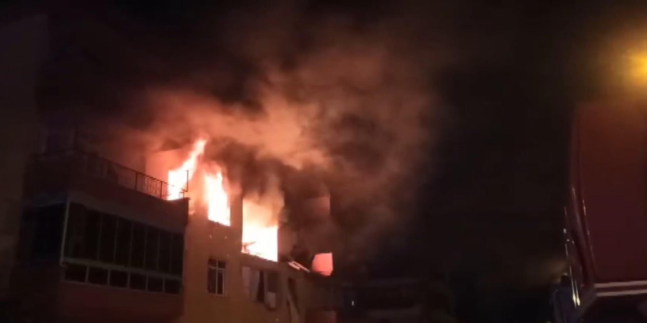 Konya’da bir binanın 3’üncü katında patlama ve ardından yangın: 4 yaralı