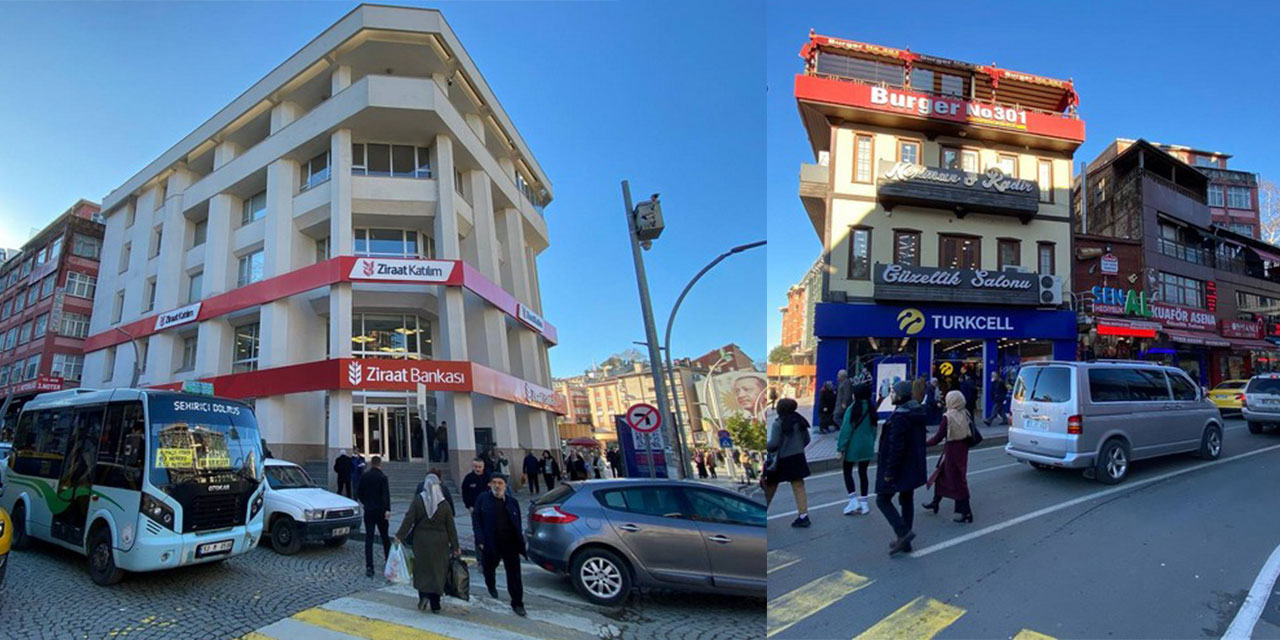 Rize'de Acele Kamulaştırma. Ziraat Bankası Alanı Meydana Katılacak