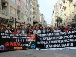 Ankara’daki Bombalı Saldırı Samsun’da Protesto Edildi