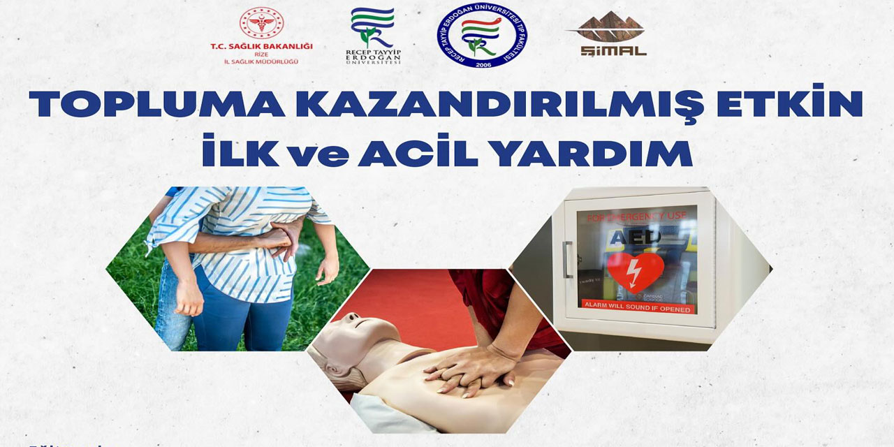 Rize’de Hayat Kurtaran Eğitim Seferberliği: Herkes İlk Yardım Kahramanı Olabilir!