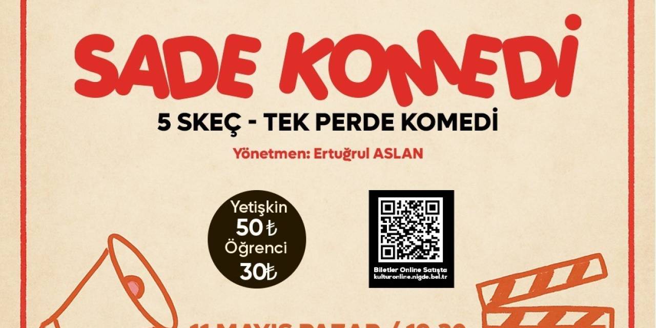 Niğde Belediyesi Şehir Tiyatrosu’ndan Gülmeye Doyuracak Gösteri
