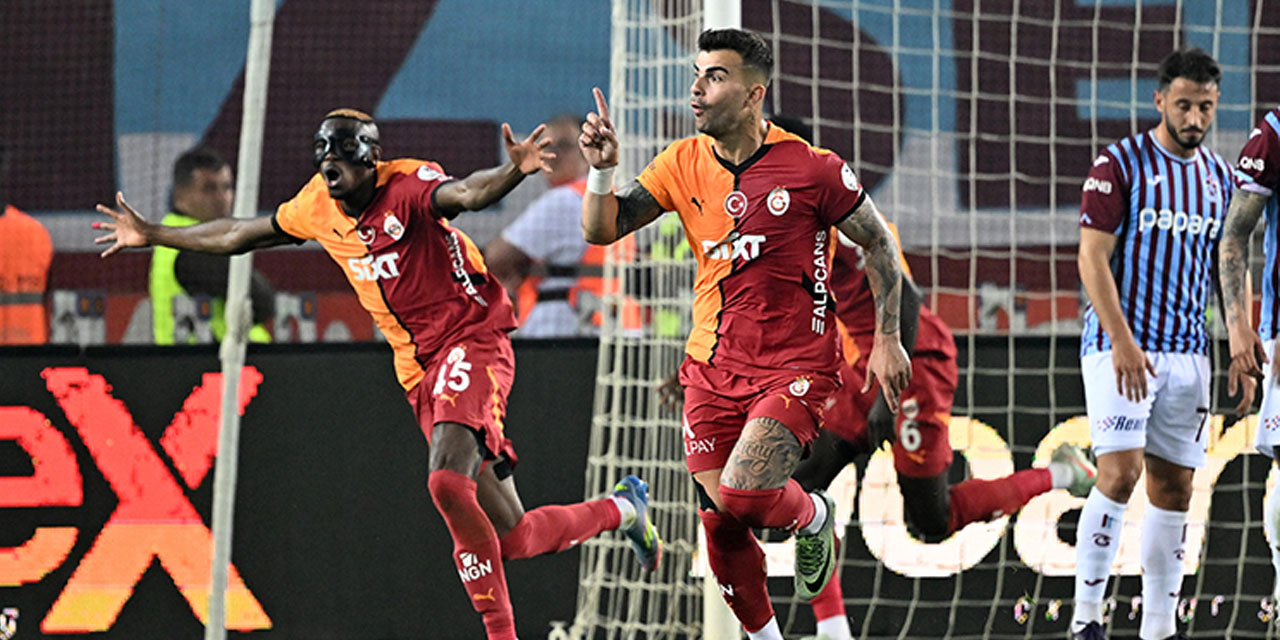 Lider Galatasaray, Trabzonspor deplasmanında hata yapmadı