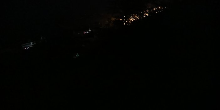 Rize’de Alipaşa Mahallesi Karanlığa Gömüldü