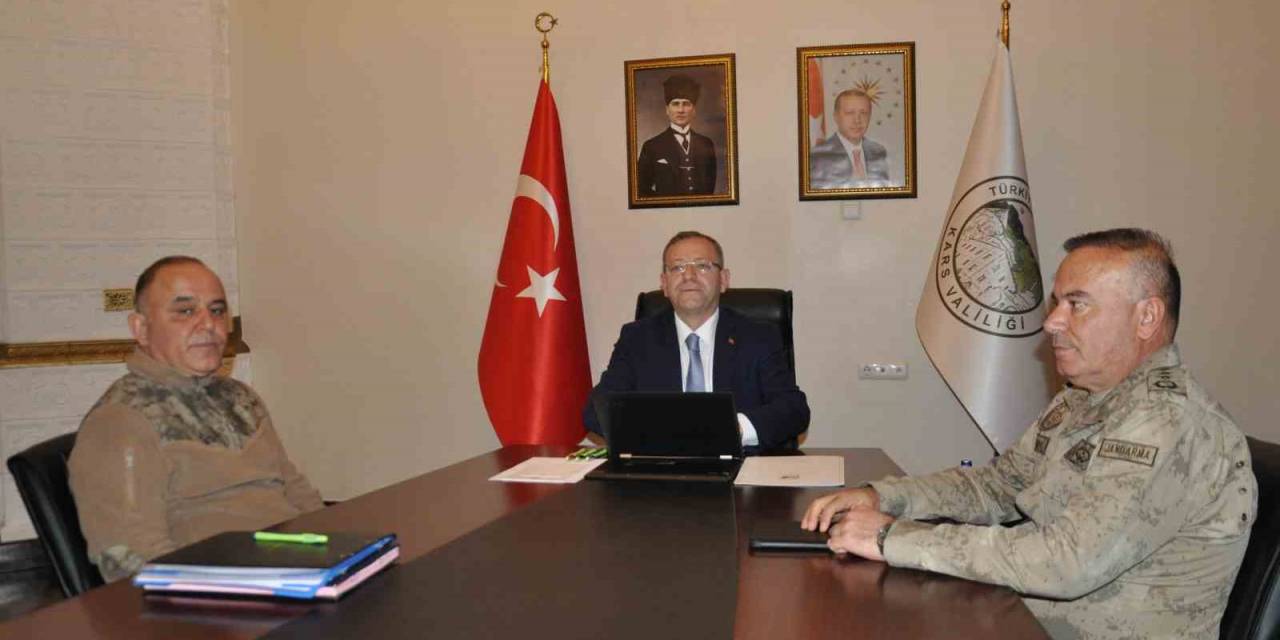 Kars’ta Nisan Ayı Asayiş Ve Güvenlik Toplantısı Yapıldı