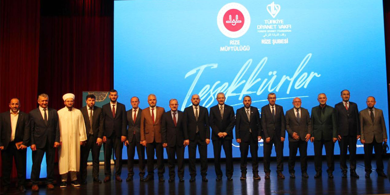 Rize'de Vekâletle Kurban Organizasyonu ve Yaz Kur’an Kursları Tanıtım Toplantısı Gerçekleştirildi