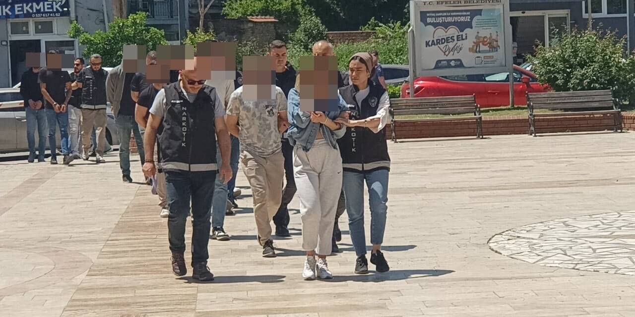 Aydın’da Uyuşturucu Operasyonu: 9 Şüpheli Yakalandı