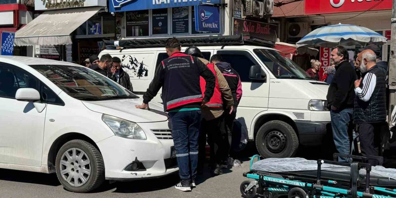 Otomobil İle Motosiklet Çarpıştı; 1 Yaralı
