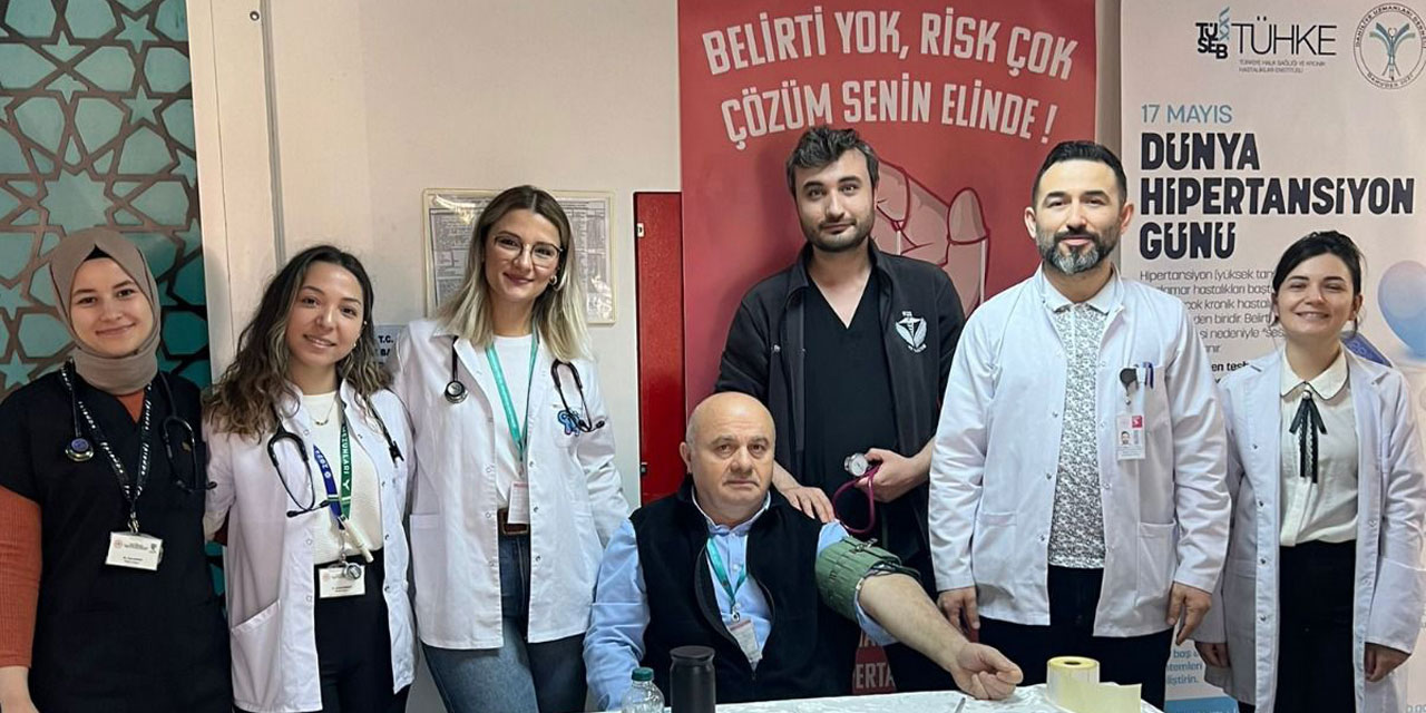 Rize'de Dünya Hipertansiyon Günü Etkinlikleri Düzenlendi