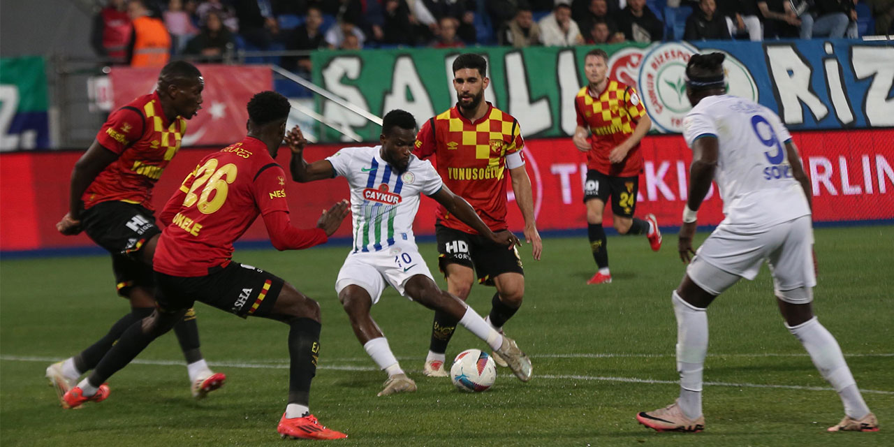 Çaykur Rizespor Göztepe’ye Gol Oldu Yağdı