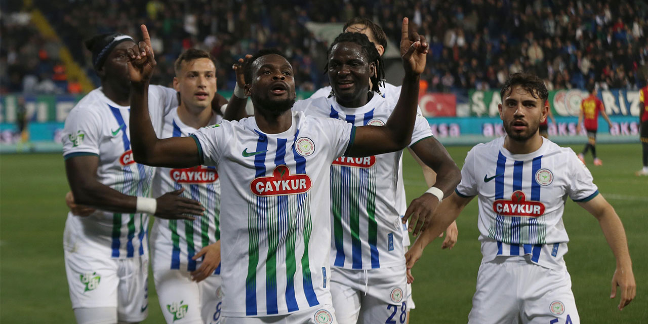 Çaykur Rizespor Süper Lig’de kalmayı Garantiledi