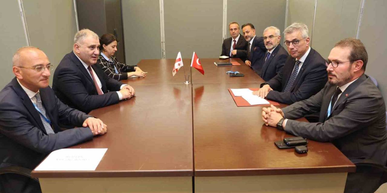 Sağlık Bakanı Memişoğlu, Gürcistanlı Mevkidaşı İle Bir Araya Geldi