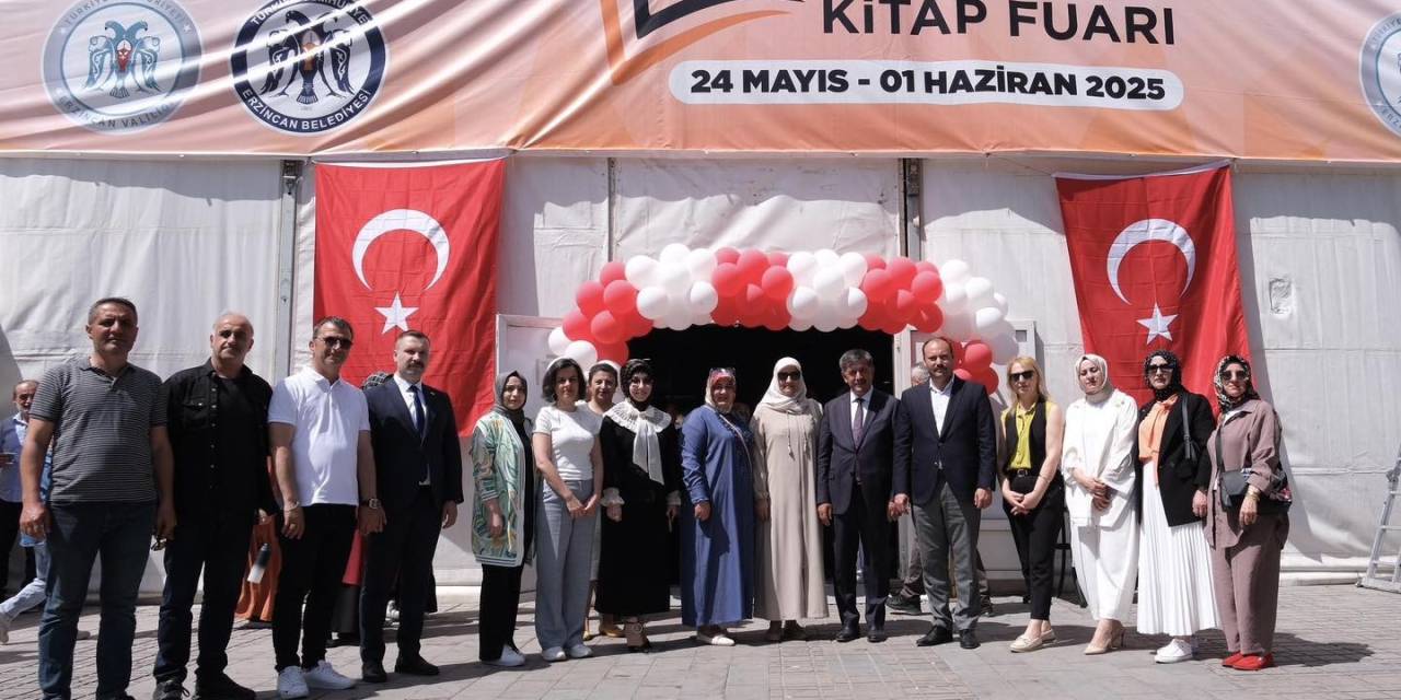 Erzincan Kitap Fuarı Kitapseverlere Kapılarını Açtı
