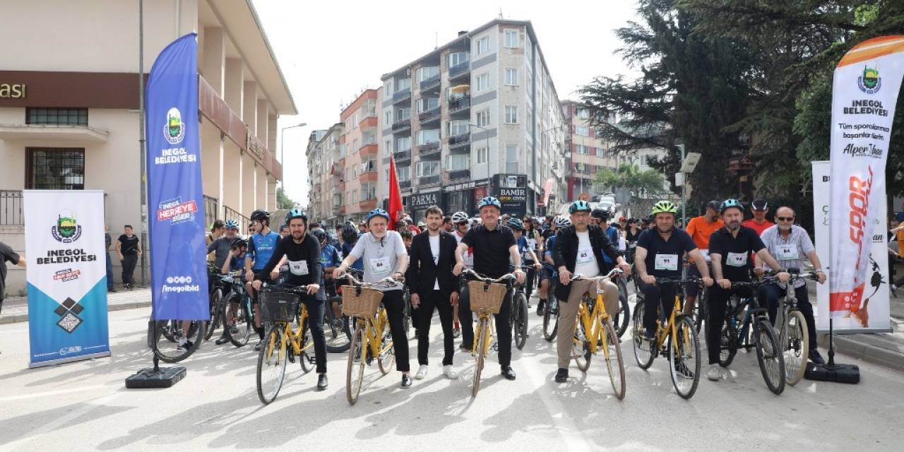 İnegöl’de Pedallar Temiz Gelecek İçin Döndü